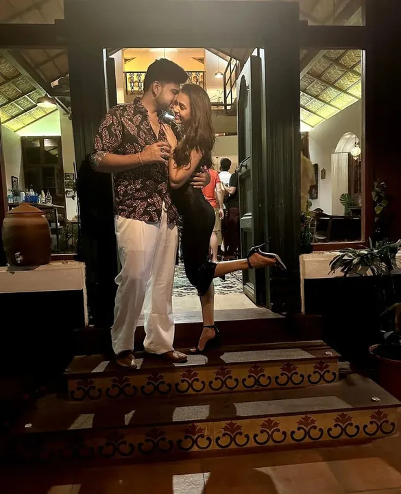  Tejasswi Prakash drops love-smitten NYE photos with her '24x7' Karan Kundrra