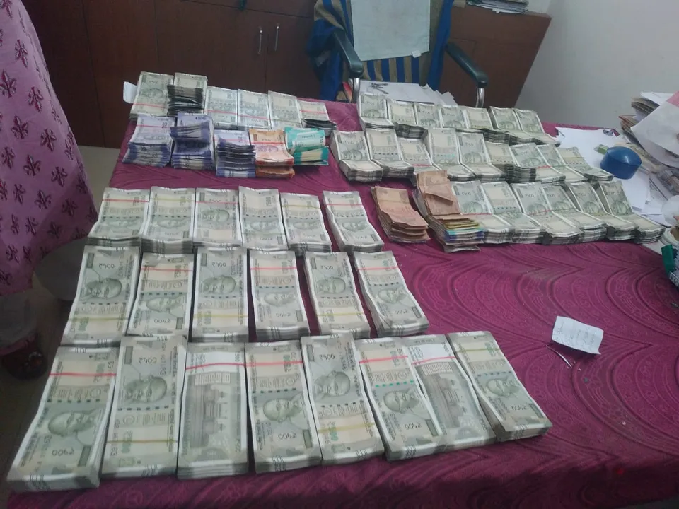  Odisha Traffic Inspector under vigilance scanner; over 24 lakh cash seized
