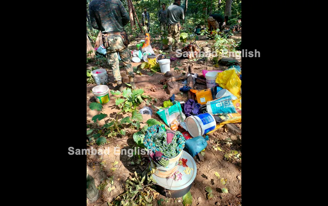  Maoist camp destroyed, huge cache of articles seized from dump in Odisha’s Boudh