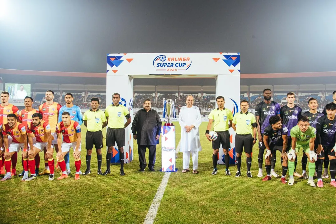  CM graces Kalinga Super Cup 2024 Final between Odisha FC and East Bengal FC