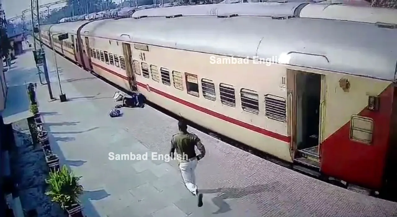  Woman jumps off after boarding wrong train in Odisha; rescued by RPF constable