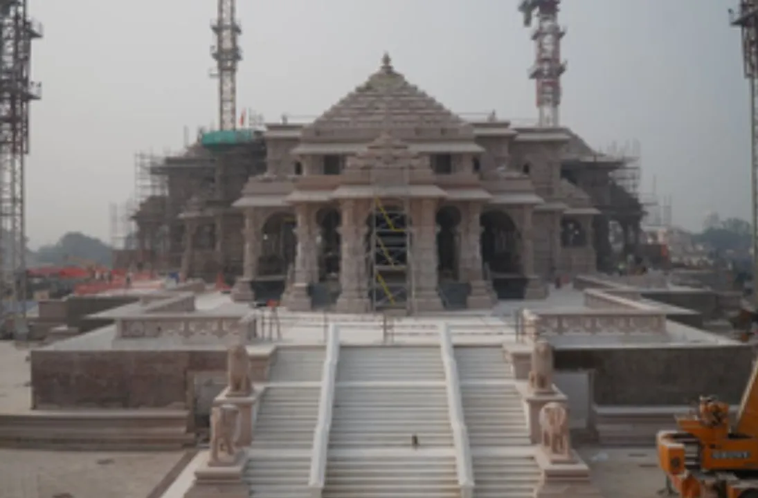  108-feet long incense stick on its way to Ayodhya from Gujarat