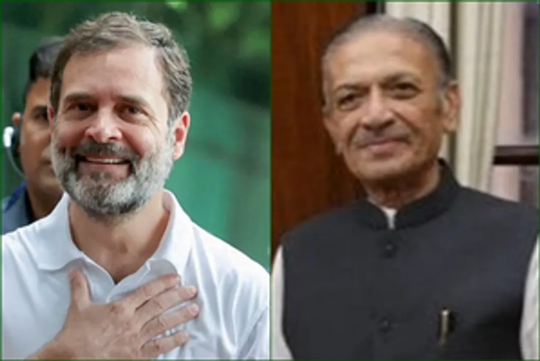  Former Gujarat Dy CM refutes Rahul Gandhi's claim on PM Modi's caste