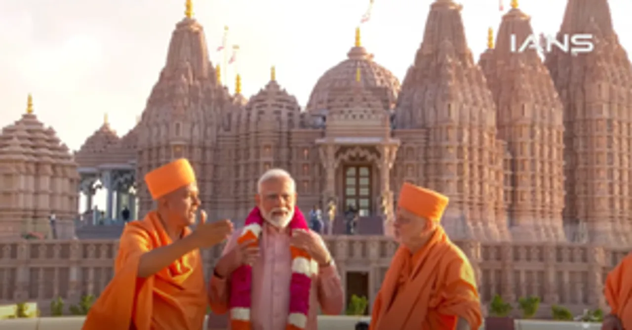  Amid prayers & vedic chants, PM Modi inaugurates UAE's first Hindu temple in Abu Dhabi