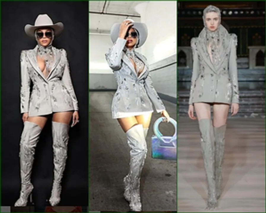  Beyonce sparkles in Indian designer Gaurav Gupta’s crystal ensemble at NYFW