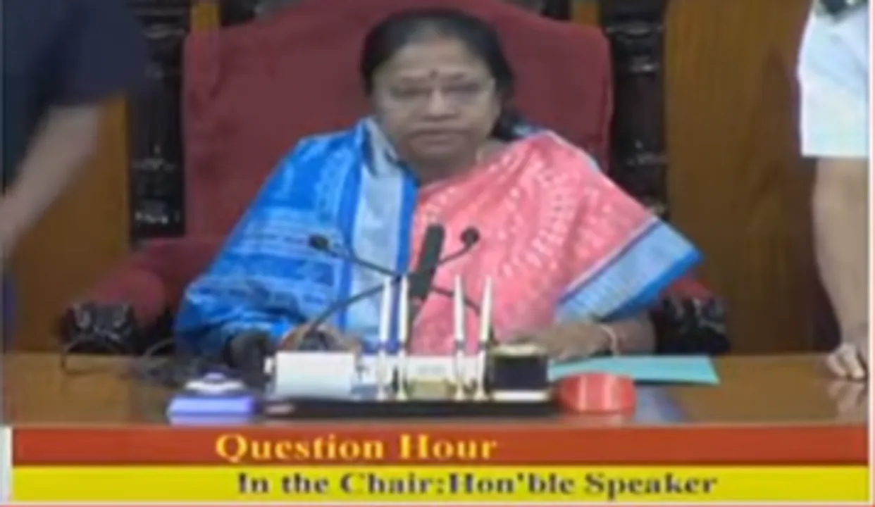  BJP MLA damages Speaker's mic amid ruckus in Odisha Assembly