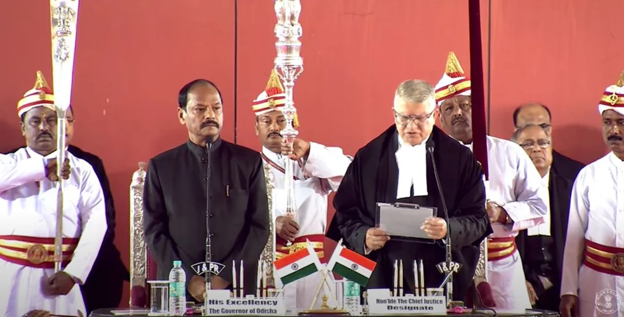  Justice Chakradhari Sharan Singh takes oath as Chief Justice of Orissa High Court