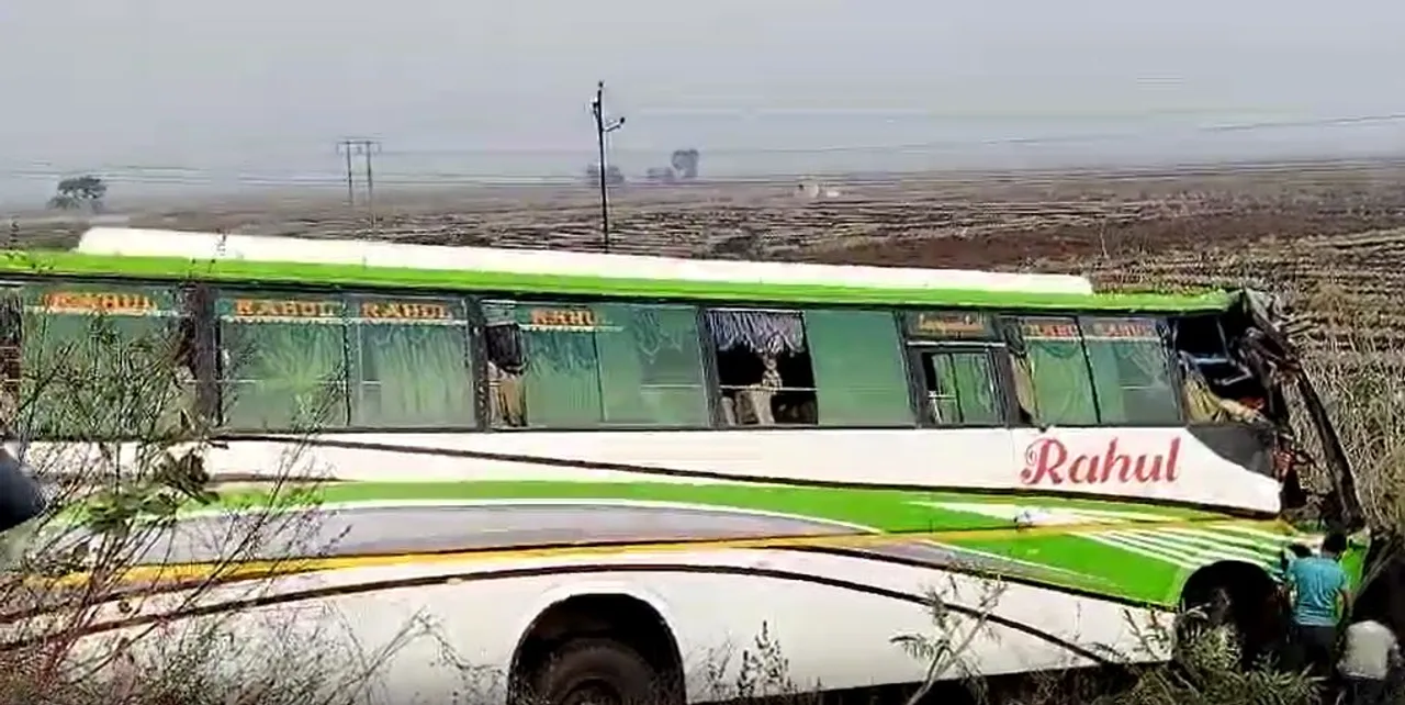  15 tourists from West Bengal injured as bus meets with accident in Odisha's Balasore