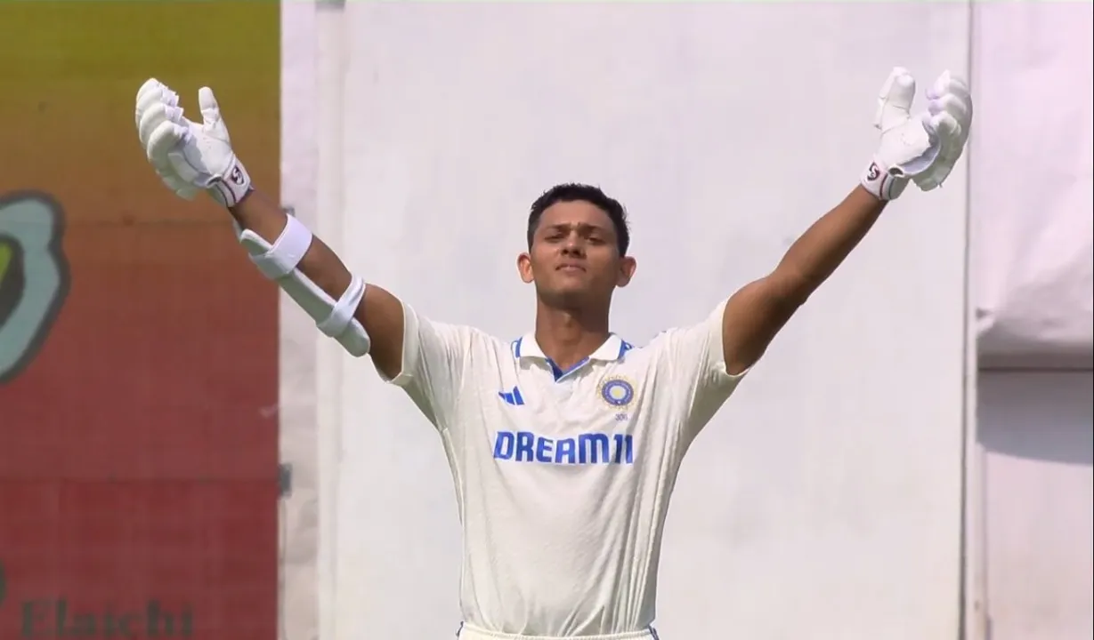  2nd Test: Yashasvi Jaiswal becomes third-youngest Indian to score double-hundred in Tests