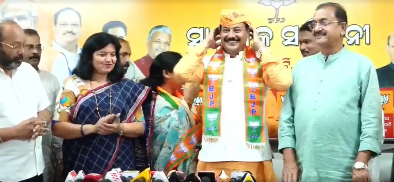  Odisha MLA Prasanta Jagadev joins BJP