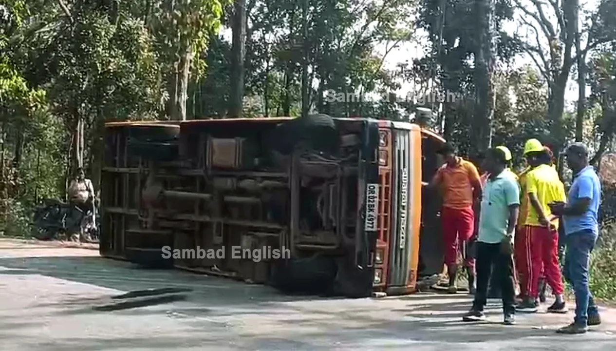  Principal’s wife dead, 8 staff injured after school bus overturns in Odisha’s Koraput
