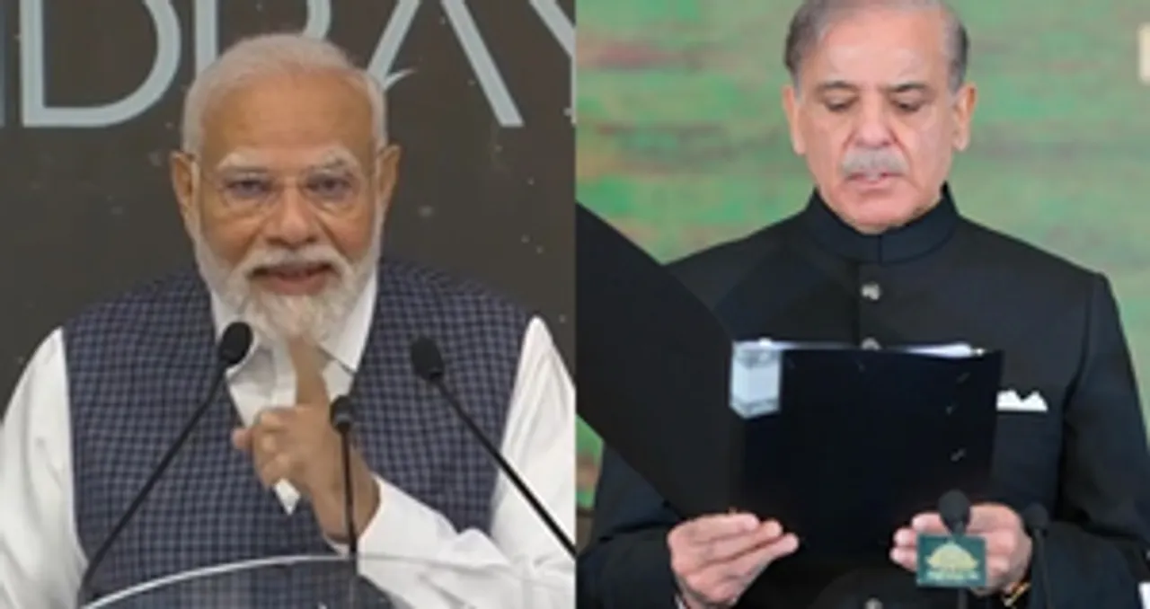  PM Modi congratulates new Pak counterpart Shehbaz Sharif