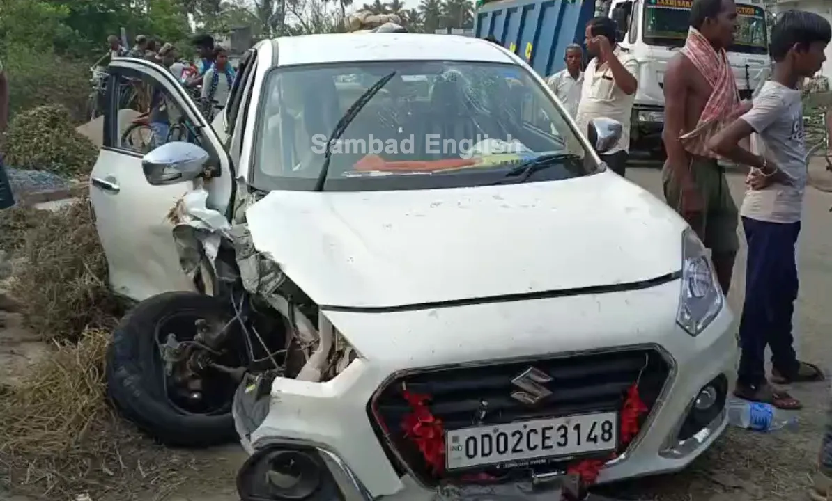  3 critically injured after two cars collide head-on in Odisha’s Ganjam