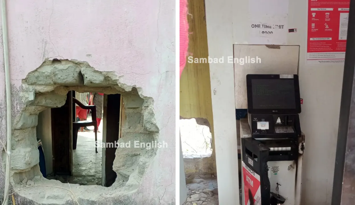  Miscreants break open ATM with gas cutter in Odisha’s Sundargarh; loot bid failed