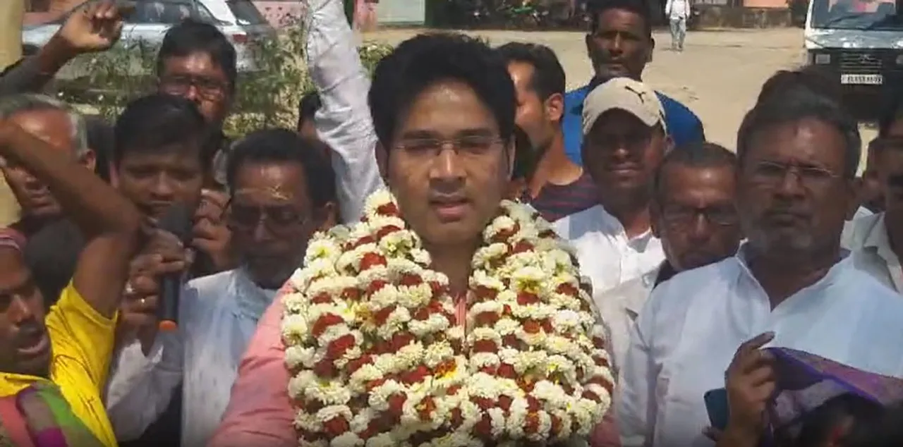  BJP leader Bijoy Mohapatra's son Arabinda Mohapatra joins BJD