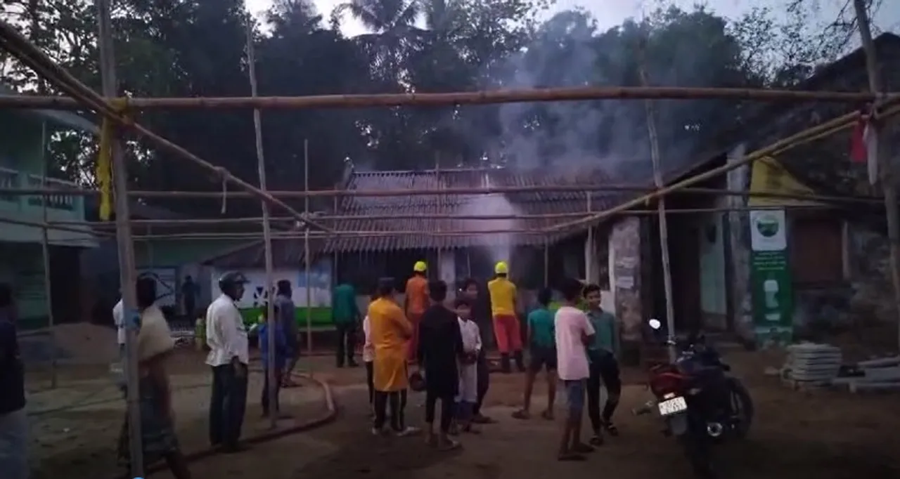  Major fire at Seva Samabaya Samiti office in Odisha's Balasore