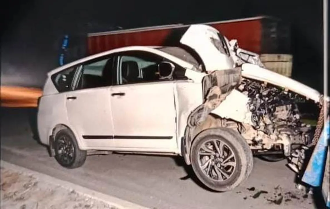  BJD MP Prasanna Acharya critical in car accident in Odisha's Sambalpur