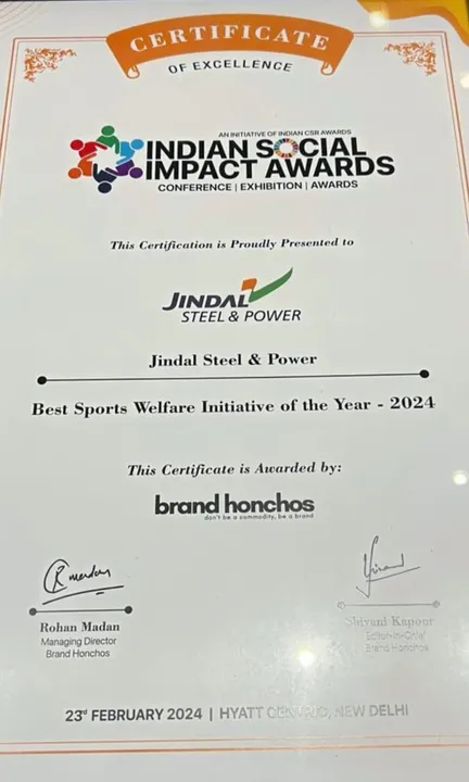  JSP receives Social Impact Award 2024 for Sports Welfare Initiatives
