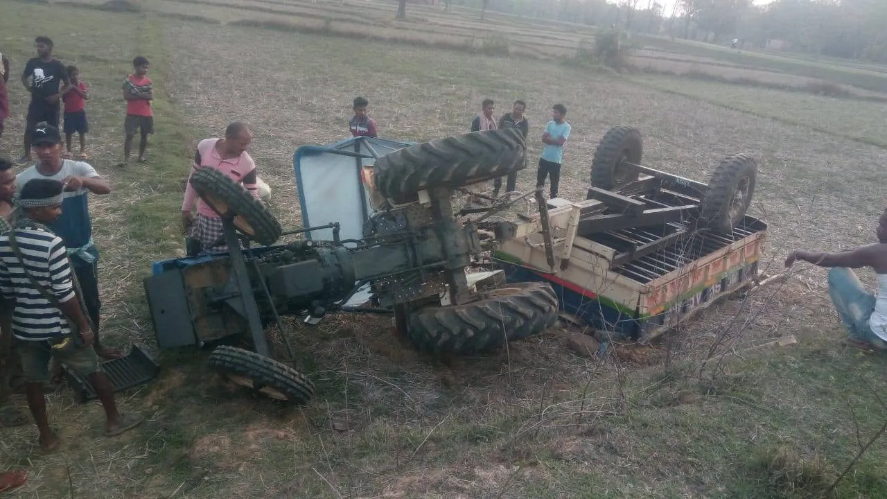  Pregnant woman killed as tractor overturns in Odisha’s Mayurbhanj