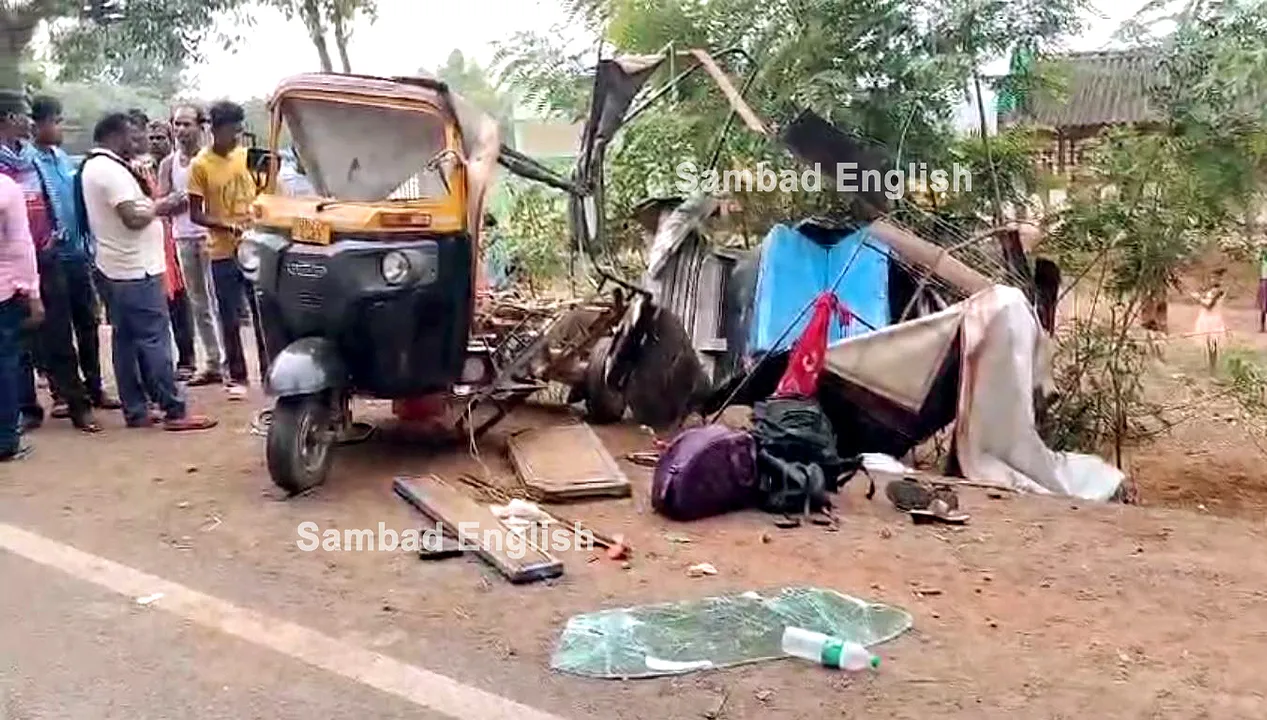  3 dead, 8 more injured after auto-rickshaw collides head-on with truck in Odisha’s Nabarangpur