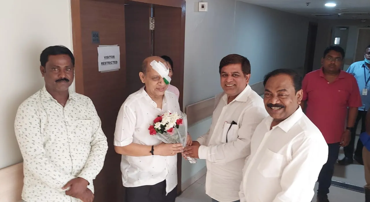  BJD leader Prasanna Acharya who was injured in car accident discharged from hospital