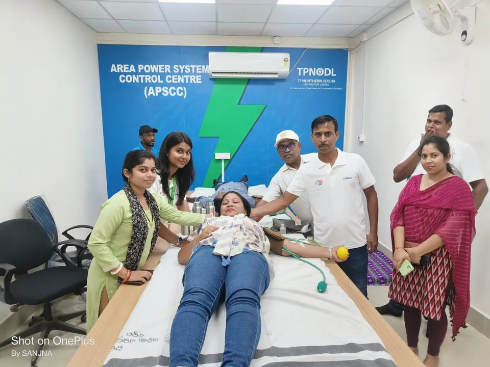  TPNODL organises blood camps; 350 units collected