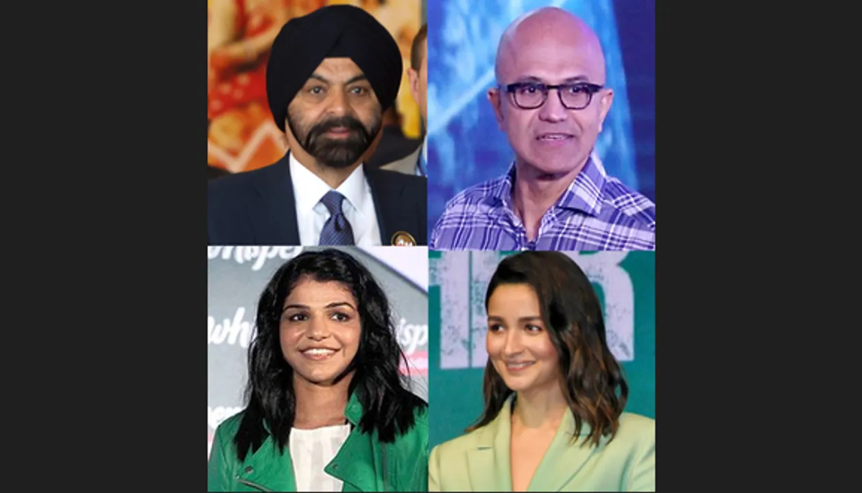  Ajay Banga, Satya Nadella, Alia Bhat, Sakshi Malik on TIME Magazine's 100 Most Influential People list