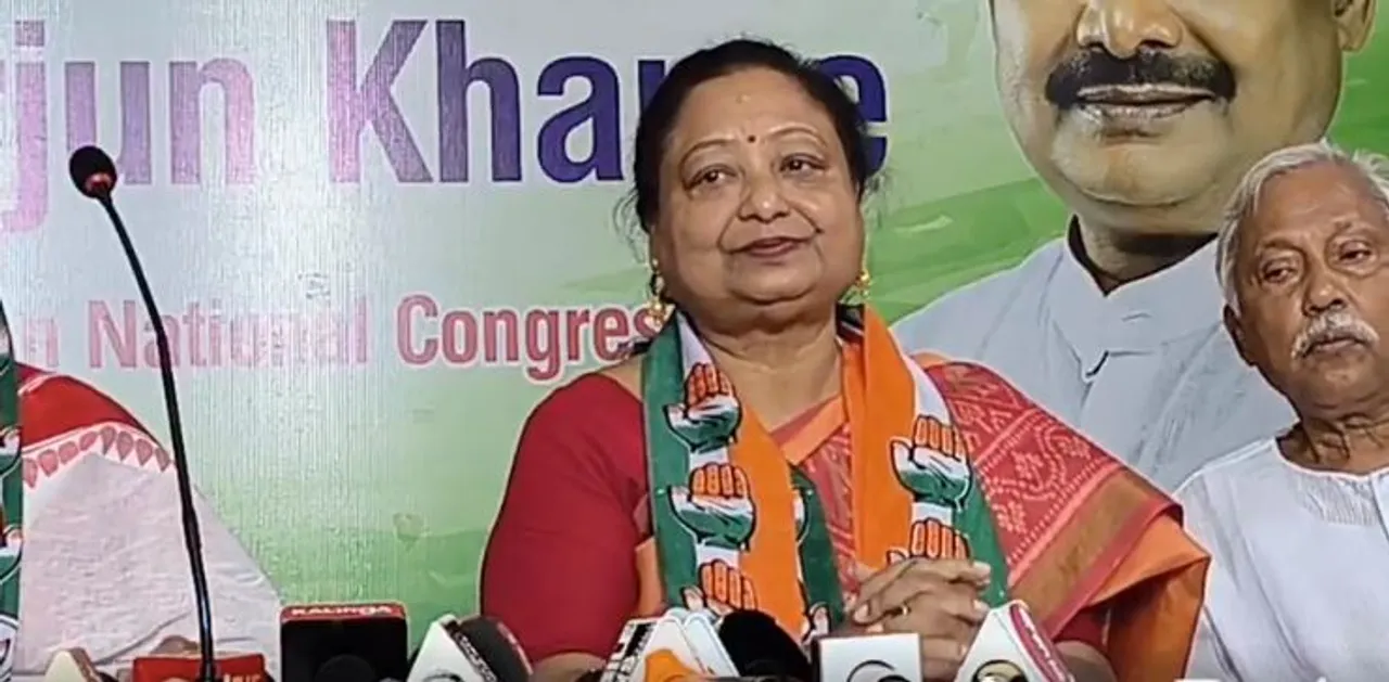  BJD leader and former Kendrapara MLA Sipra Mallick joins Congress