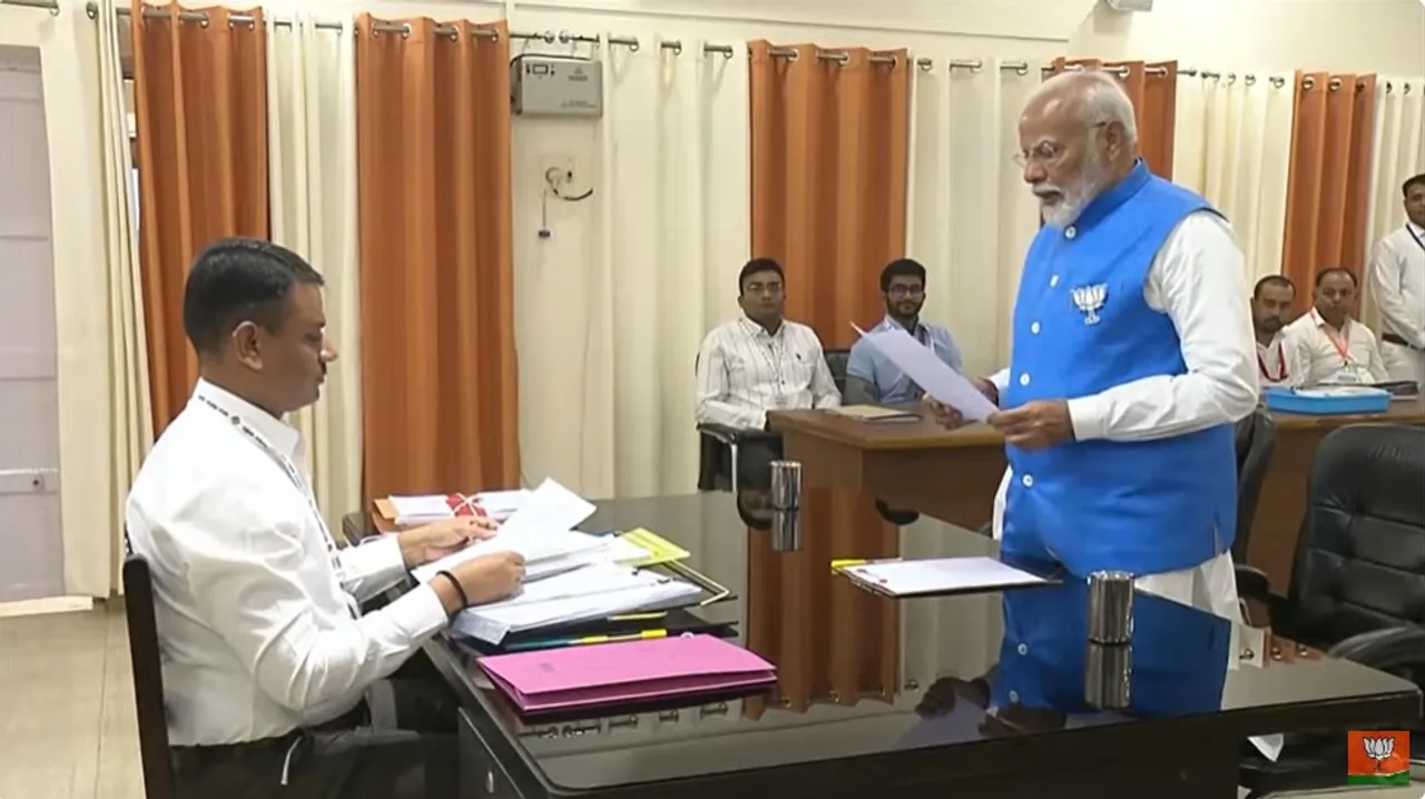  PM Modi files nomination from Varanasi for a third win