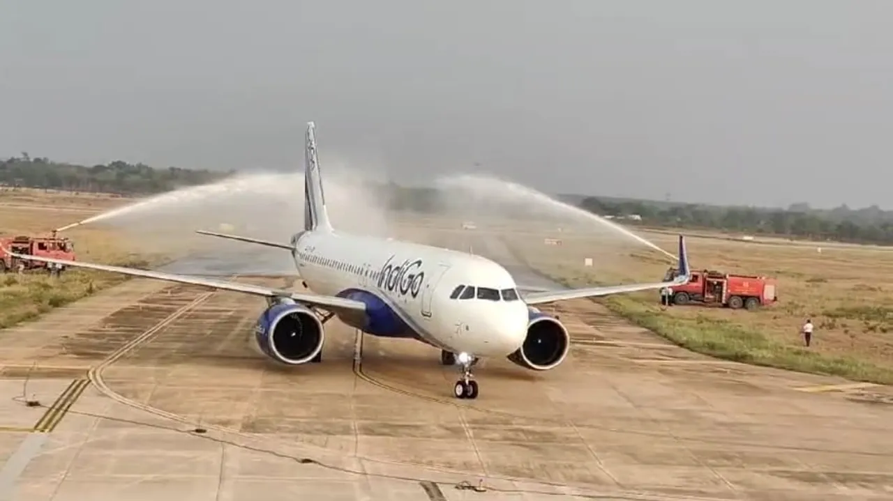 IndiGo airline resumes Jharsuguda-Delhi flight service