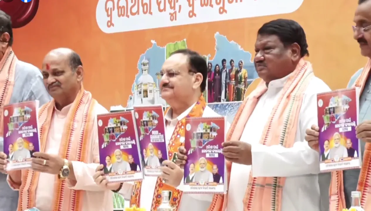  BJP releases ‘Sankalp Patra’ ahead of Assembly polls in Odisha; promises ‘Subhadra’ scheme for women