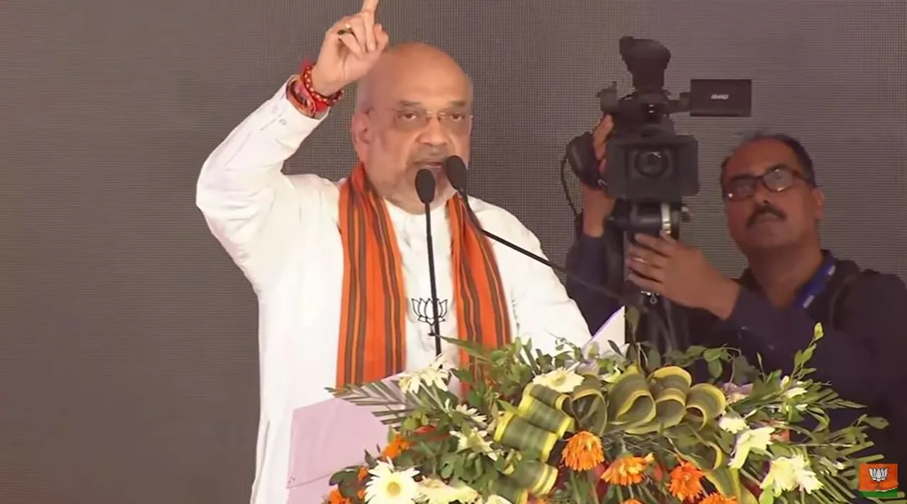  Amit Shah slams Naveen Patnaik government, raises Ratna Bhandar issue at Ganjam public meeting