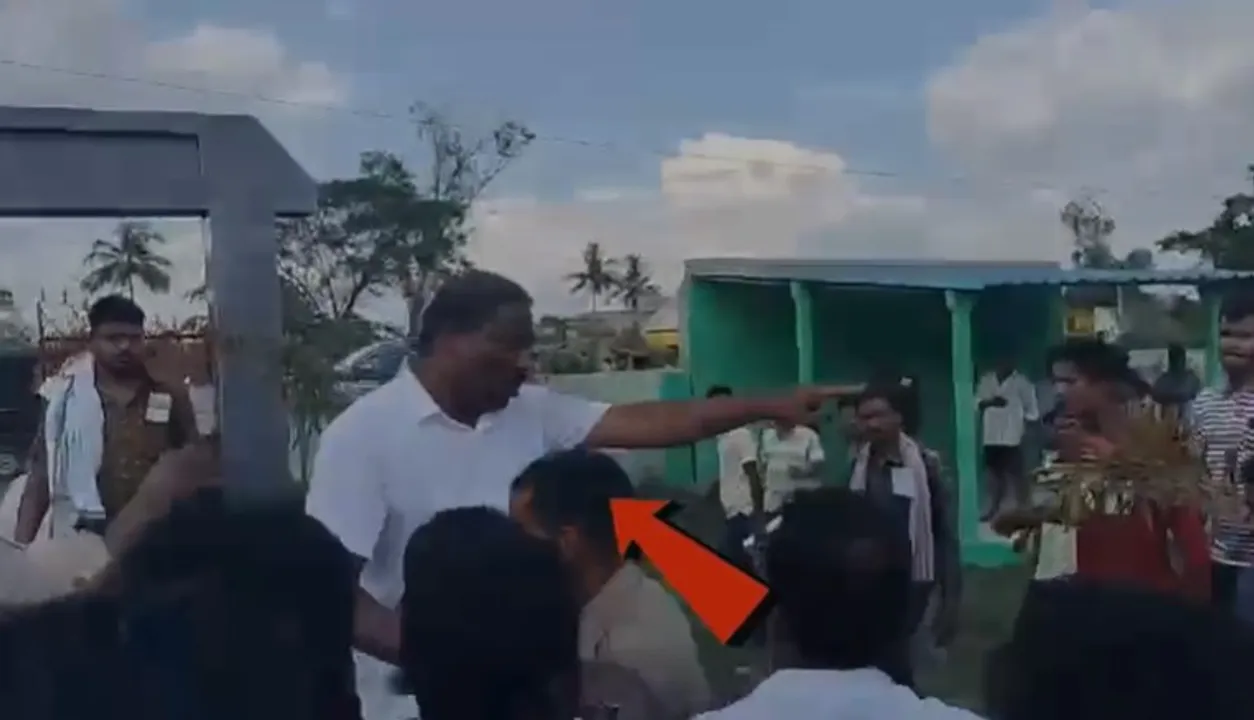  BJD's MLA candidate attacks BJP worker during polls in Odisha's Sambalpur