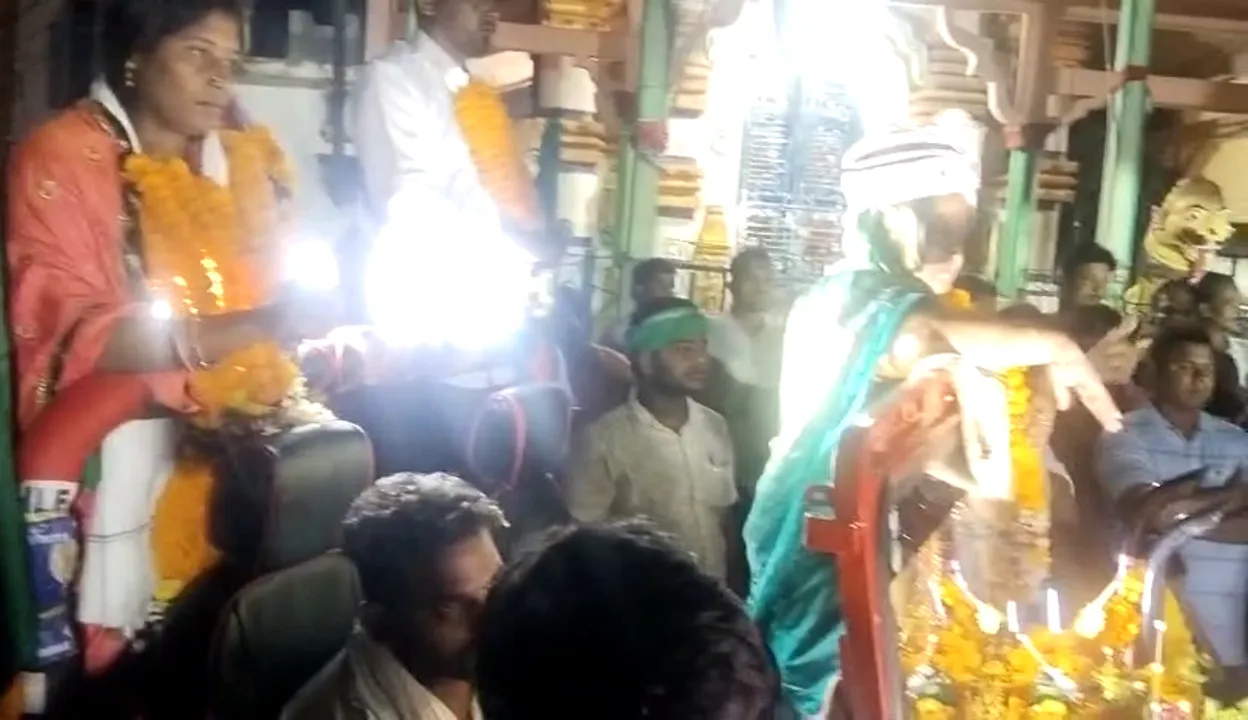  BJD's MLA candidate Manjula Swain faces protest during poll campaign
