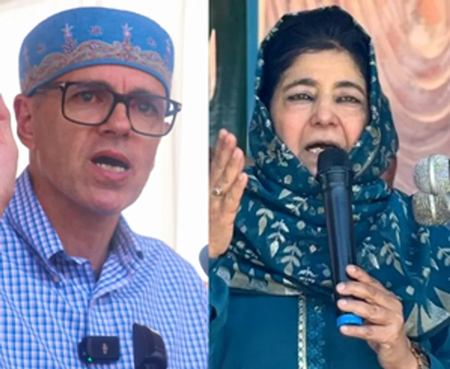  Omar Abdullah leading, Mehbooba Mufti trailing in J&K
