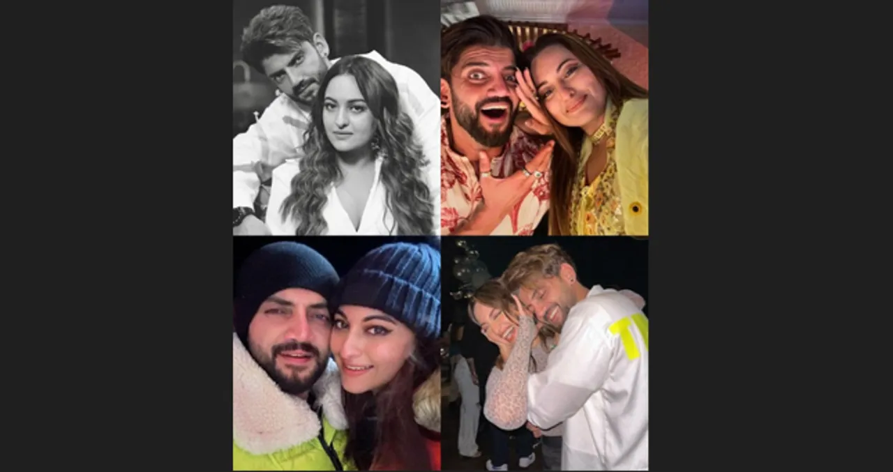  Sonakshi's rumoured beau Zaheer Iqbal wishes her on birthday with unseen pictures