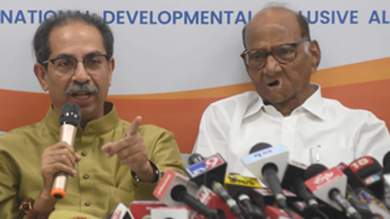  Shiv Sena (UBT) and NCP (SP) lead in Maharashtra