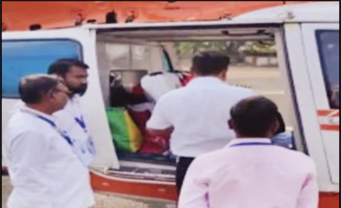  ଶାହଙ୍କ ହେଲିକପ୍ଟର, ବ୍ୟାଗ୍‌ ତଲାସୀ