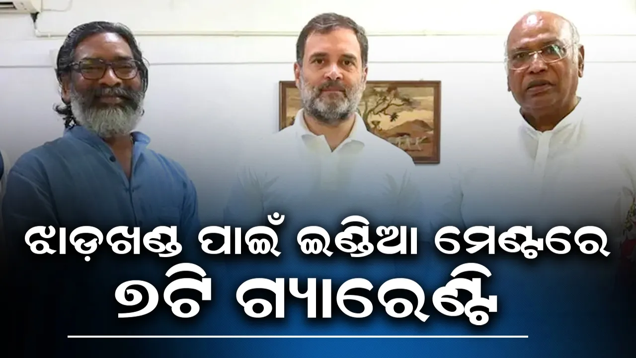  ଝାଡ଼ଖଣ୍ଡ ପାଇଁ ଇଣ୍ଡିଆ ମେଣ୍ଟର ୭ଟି ଗ୍ୟାରେଣ୍ଟି