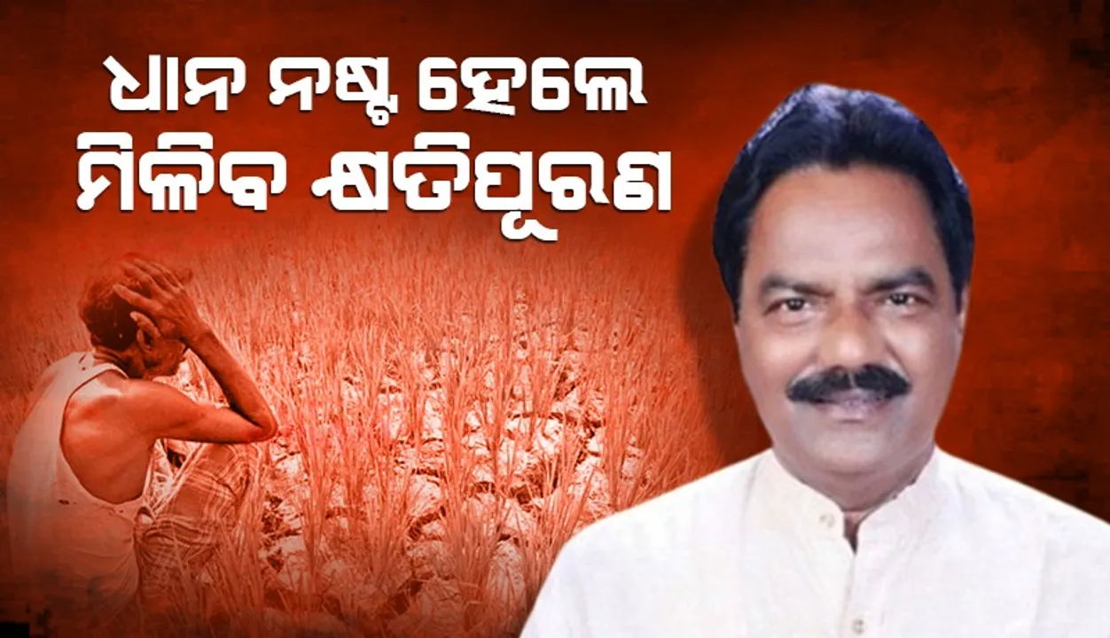  ଧାନ ନଷ୍ଟ ହେଲେ ଦିଆଯିବ କ୍ଷତିପୂରଣ: ସମବାୟ ମନ୍ତ୍ରୀ ପ୍ରଦୀପ ବଳସାମନ୍ତ