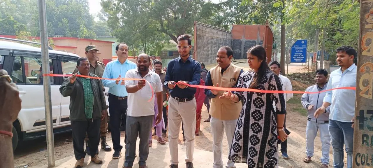  Dhanmandi inaugurated at Rairangpur Lamp premises Photograph: (sambad.in) 