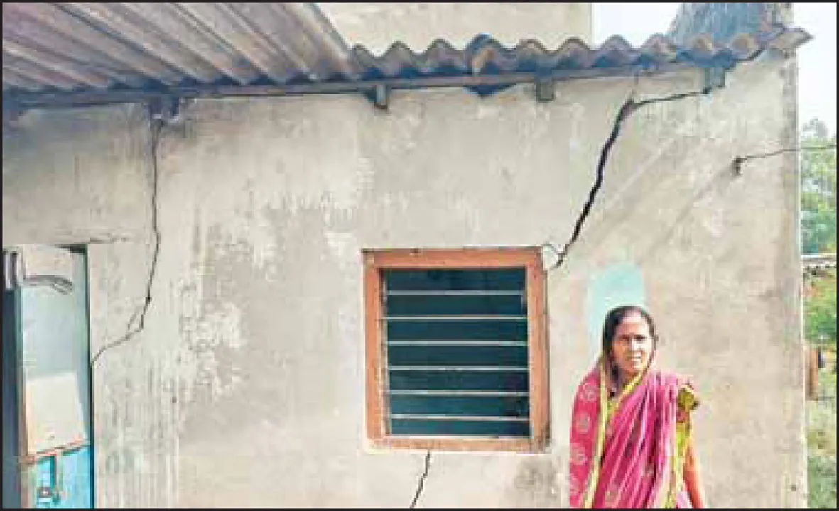  ତୈଳ ଓ ଗ୍ୟାସ୍‌ ସନ୍ଧାନ ପାଇଁ ବିସ୍ଫୋରଣ: ଘର ଫାଟିଲା