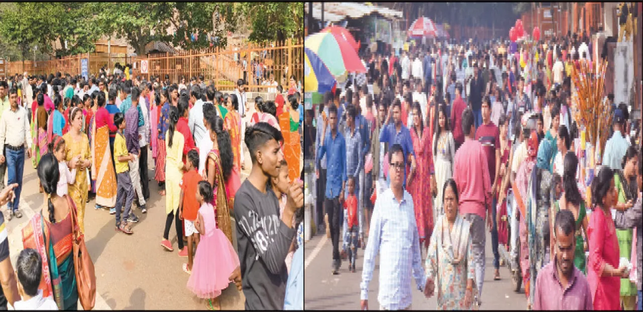  ଖଣ୍ଡଗିରି, ଉଦୟଗିରିରେ ନୂଆବର୍ଷ ଭିଡ଼: ୧୦ ହଜାରରୁ ଊର୍ଦ୍ଧ୍ବ ପର୍ଯ୍ୟଟକ