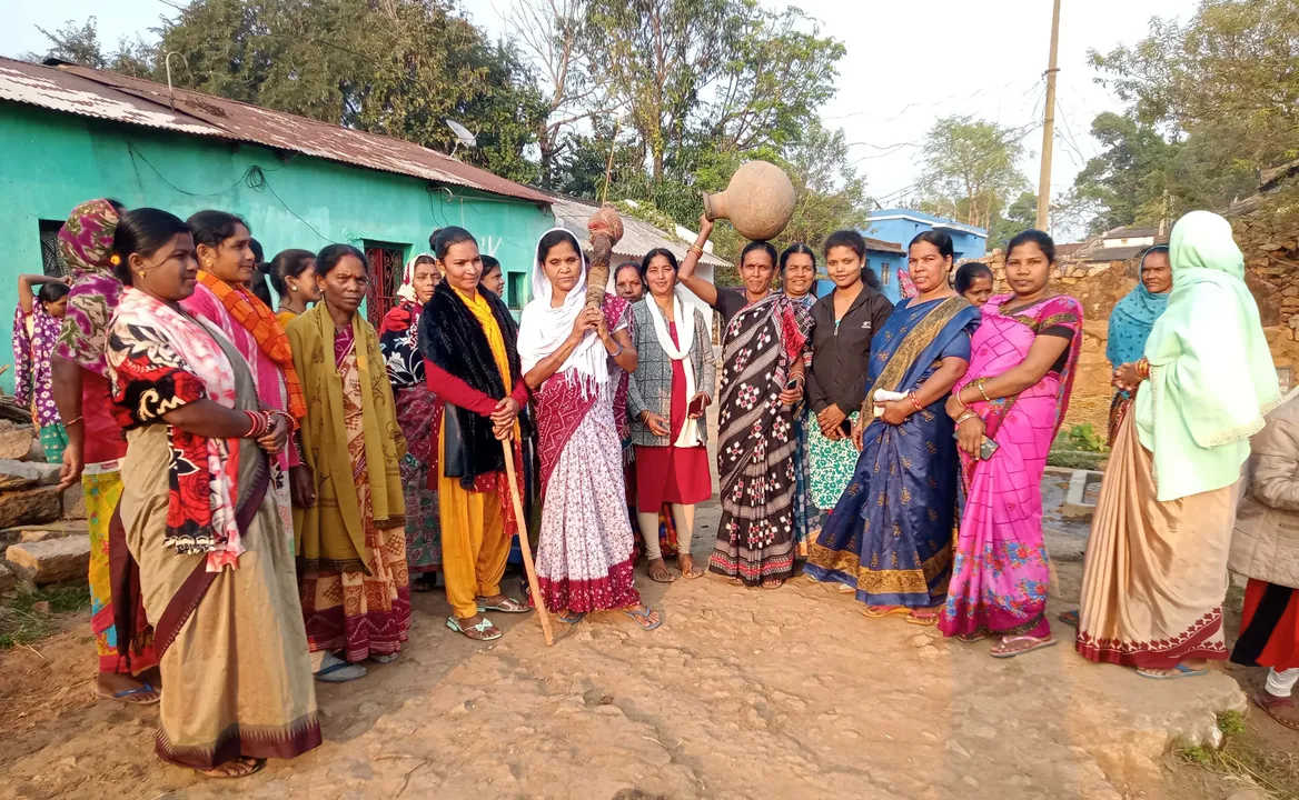  Women broken wine factory.  Photograph: (Sambad ) 