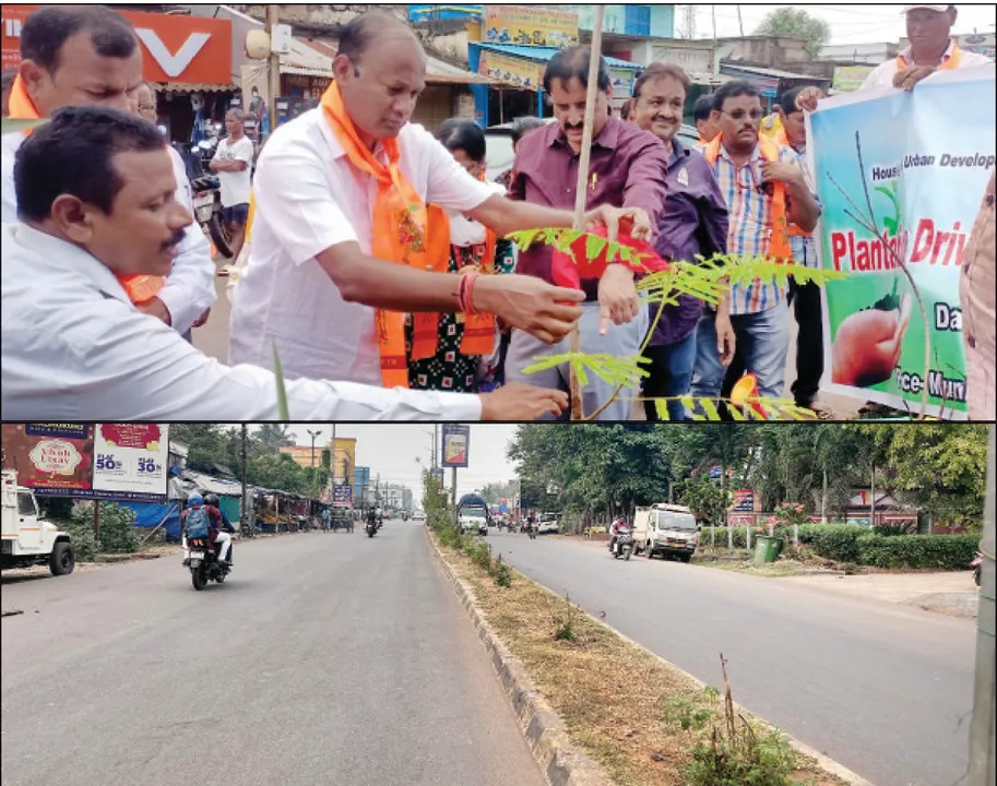  ଜଟଣୀ ପୌରସଂସ୍ଥାର ଚାରାରୋପଣ: ଫଟୋ ଉଠାଇ ଭୁଲିଗଲେ