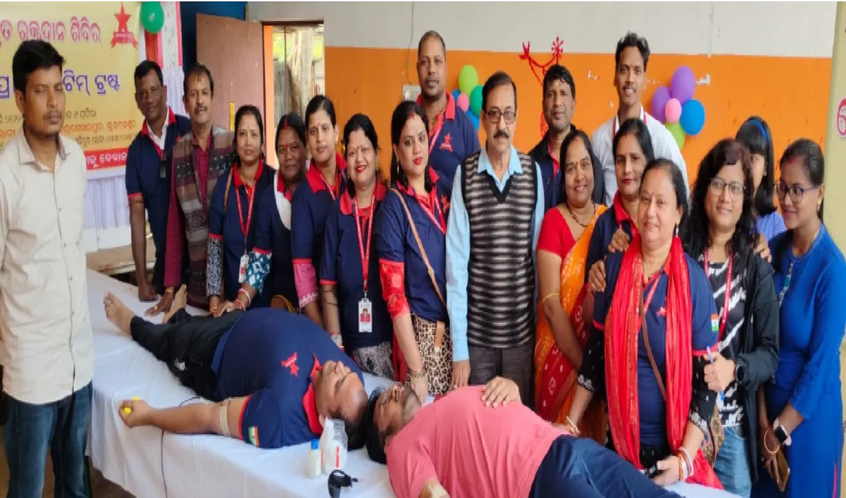  ଏଲ୍‌ପି ଟିମ୍‌ ପକ୍ଷରୁ ରକ୍ତଦାନ ଶିବିର