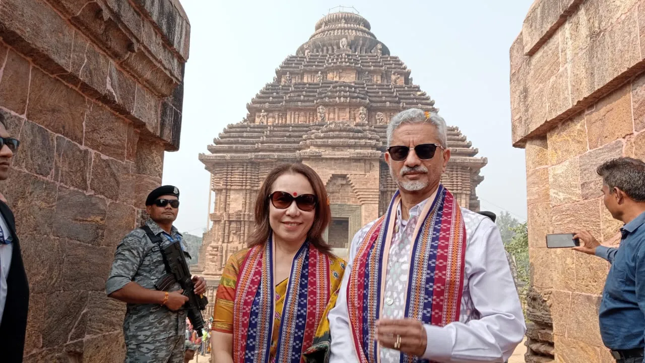  କୋଣାର୍କରେ ବୈଦେଶିକ ମନ୍ତ୍ରୀ ଏସ୍. ଜୟଶଙ୍କର, ବ୍ୟାଖ୍ୟାନ କେନ୍ଦ୍ର ବୁଲି ଦେଖିଲେ