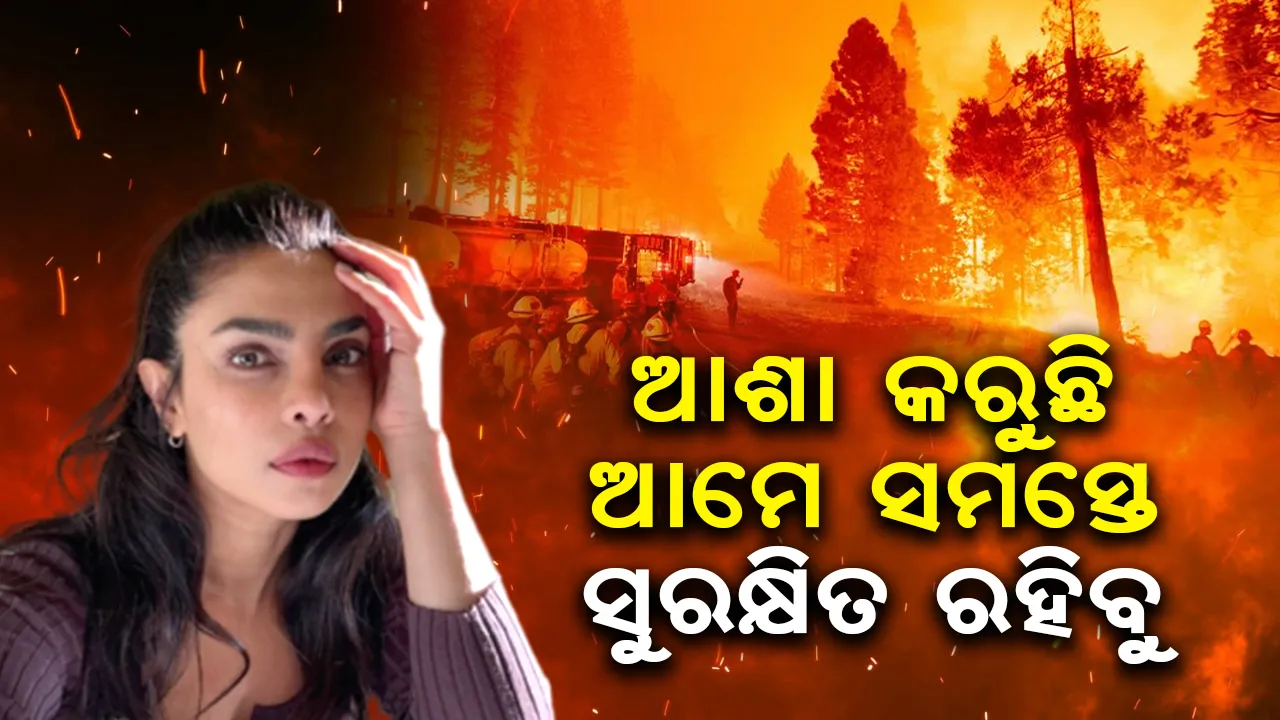 "ଆଶା କରୁଛୁ ଆଜି ରାତିରେ ଆମେ ସମସ୍ତେ ସୁରକ୍ଷିତ ରହିବୁ": ପ୍ରିୟଙ୍କା ଚୋପ୍ରା