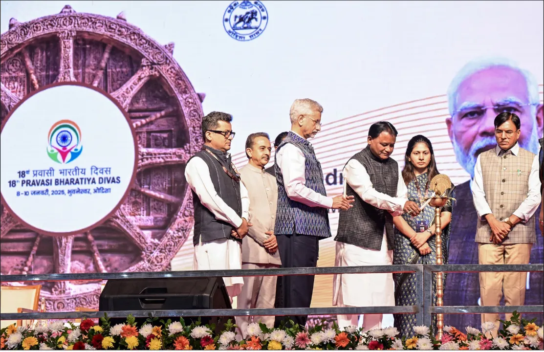  ଏକାଠି ହେଲେ ପ୍ରବାସୀ ଭାରତୀୟ: ଆରମ୍ଭ ହେଲା ସମ୍ମେଳନ, ଝଲସୁଛି ରାଜଧାନୀ