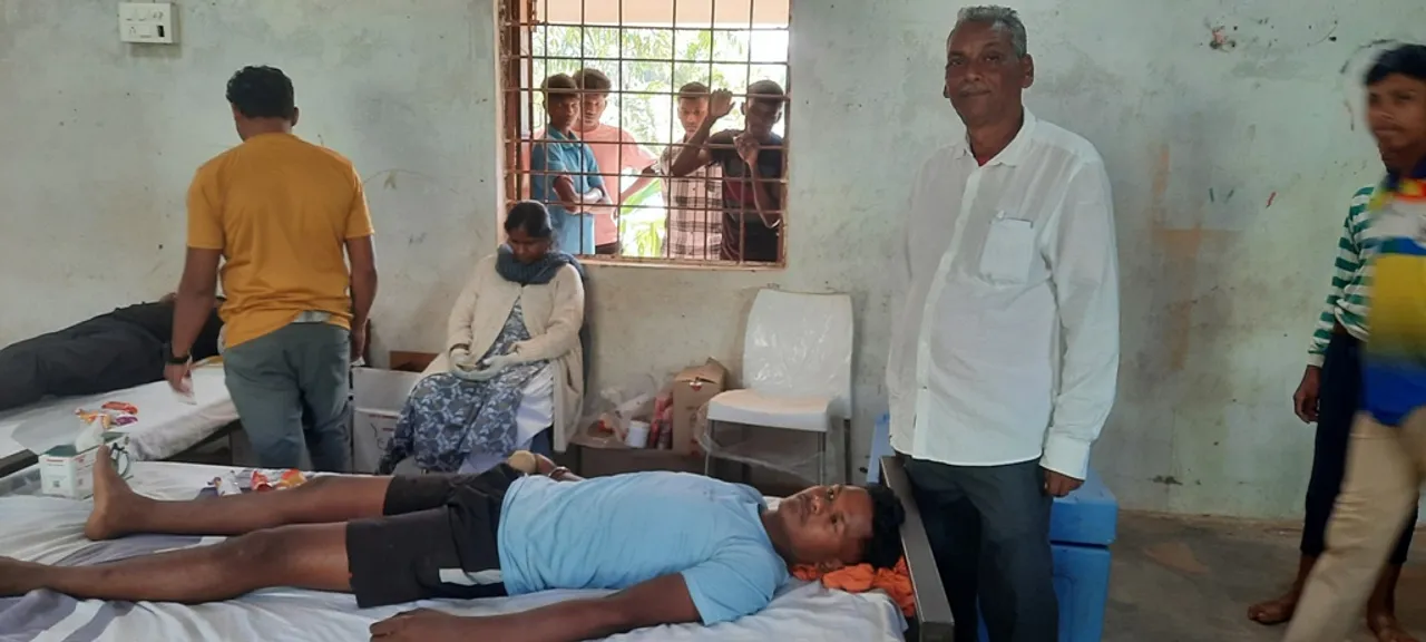  ନକ୍ସଲ ପ୍ରବଣ ଶିବିରରୁ ୨୦ ୟୁନିଟ୍‌ ରକ୍ତ ସଂଗୃହୀତ